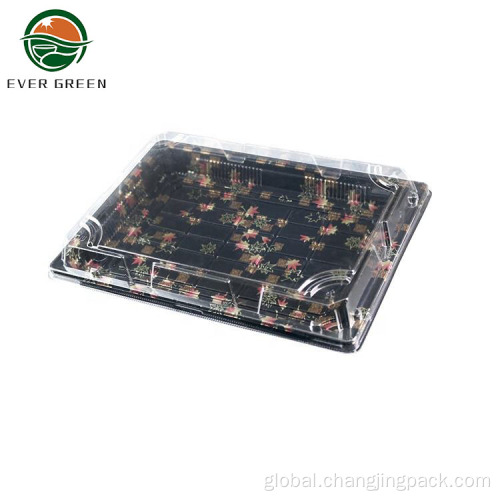Plastic Sushi Container Ever Green japanese style disposable sushi takeaway box Manufactory